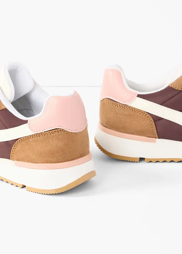 Sneaker im Retrolook in lila - bonprix