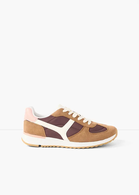 Sneaker im Retrolook in lila - bonprix