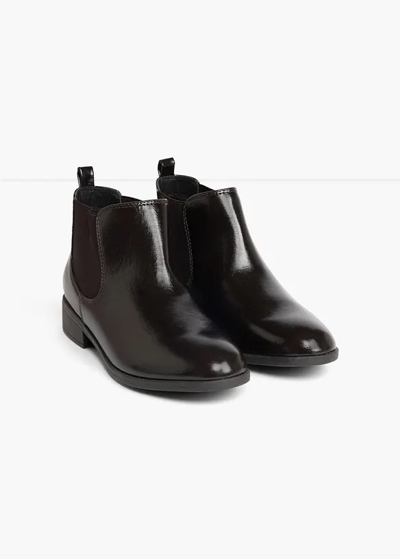 Chelsea-Boots in braun - bonprix