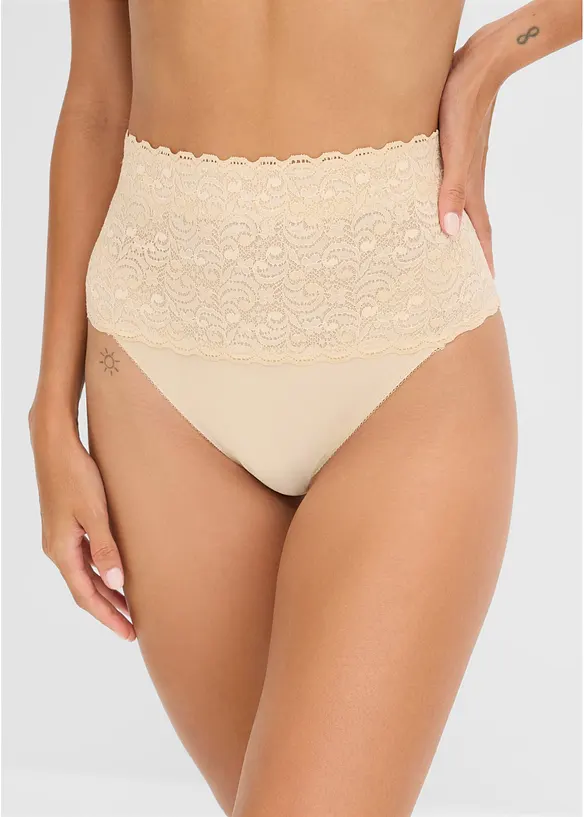 Strong Shape Slip (2er Pack) in beige von vorne - bonprix
