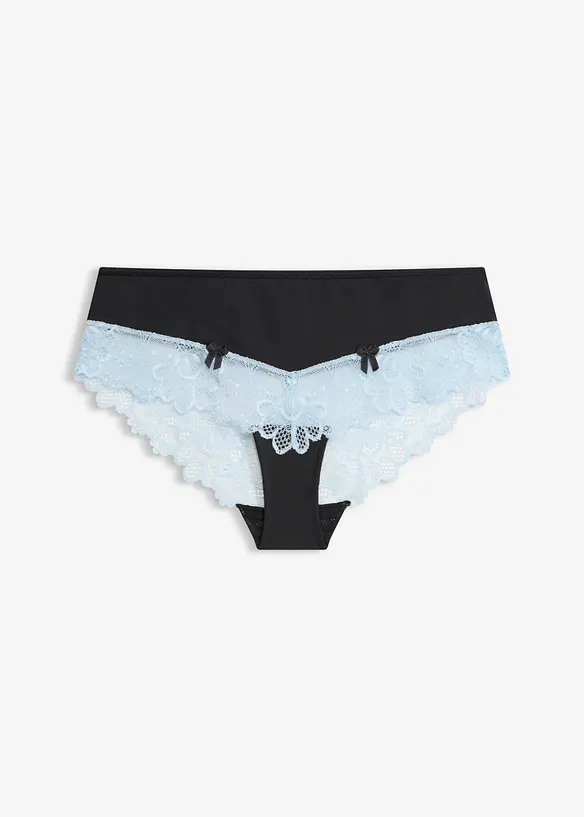 Panty in grau von vorne - bonprix