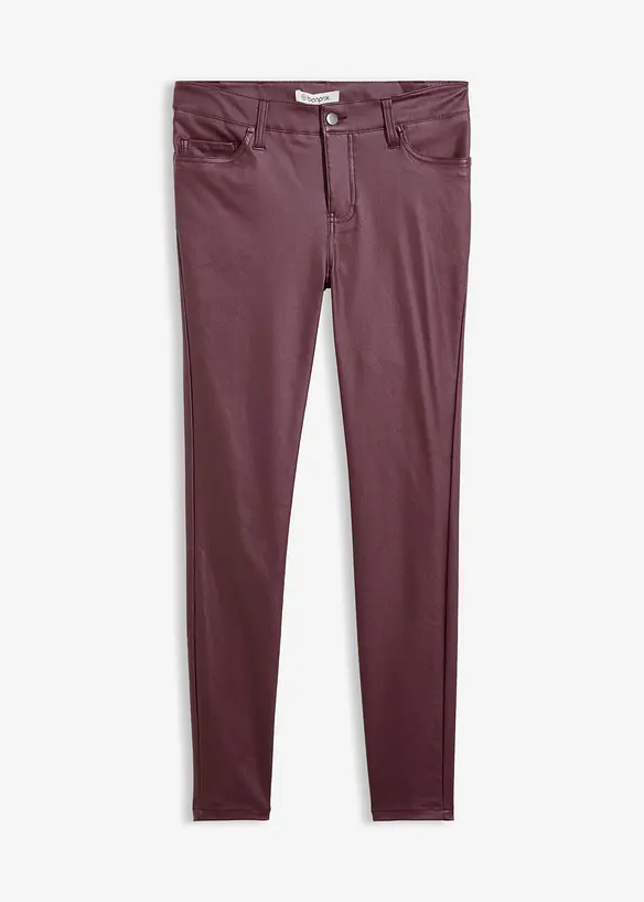 Stretch-Hose aus Viskose-Mix in rot von vorne - bonprix