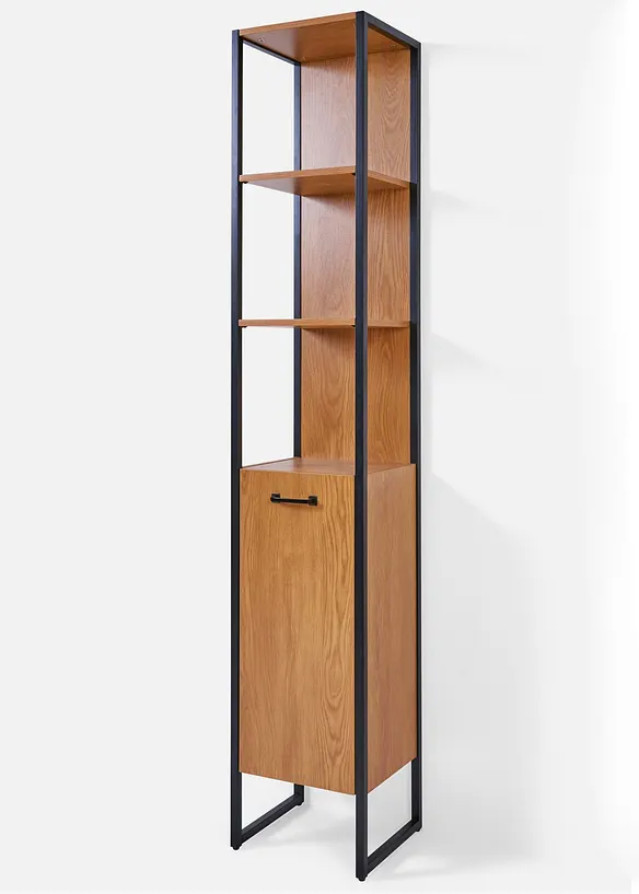 Badezimmer Hochschrank in beige von vorne - bonprix