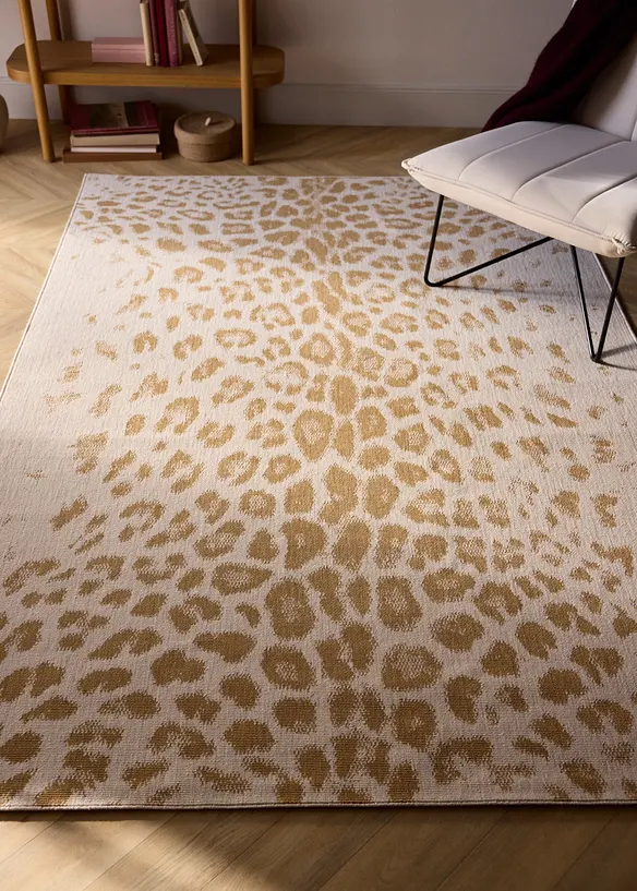 In- und Outdoor Teppich mit Leomuster in beige (Ambiente) - bonprix