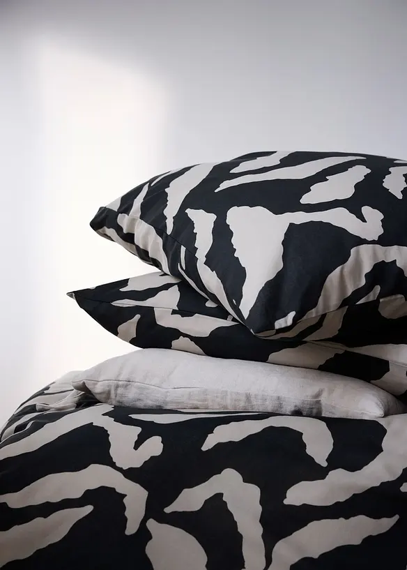 Linon-Bettwäsche in schwarz (Ambiente) - bonprix