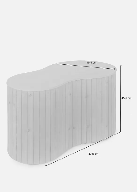 Couchtisch in beige - bonprix