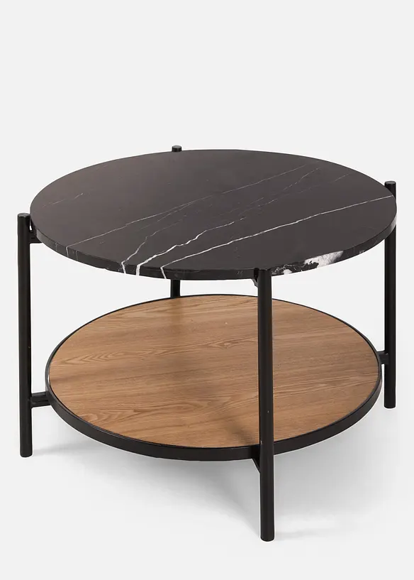 Couchtisch in schwarz von vorne - bonprix