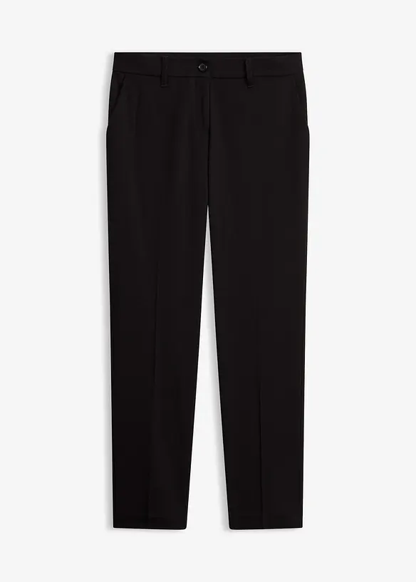 Anzugshose Petite in schwarz von vorne - bonprix