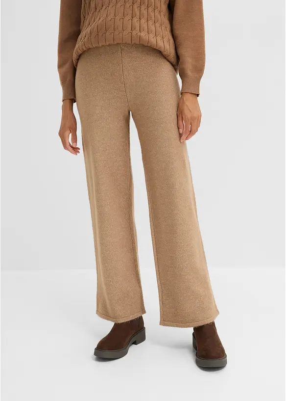 Strickhose in braun von vorne - bonprix Strickhose in braun von vorne - bonprix