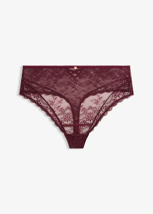 High Waist String in lila von vorne - bonprix