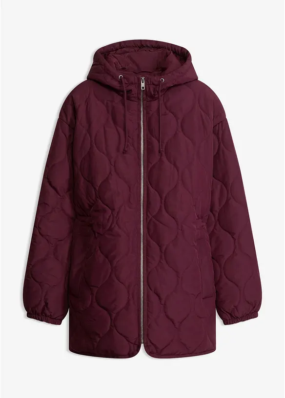 leichte Steppjacke in rot von vorne - bonprix