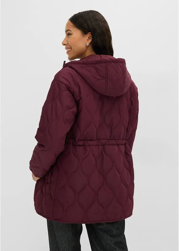 leichte Steppjacke in rot von hinten (im Anschnitt) - bonprix