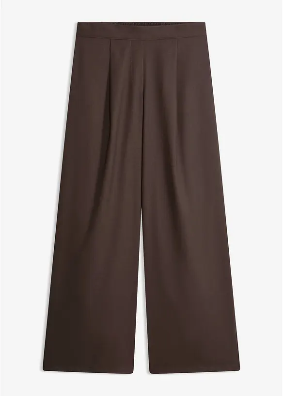Palazzo-Hose aus Viskose-Mix in braun von vorne - bonprix Palazzo-Hose aus Viskose-Mix in braun von vorne - bonprix