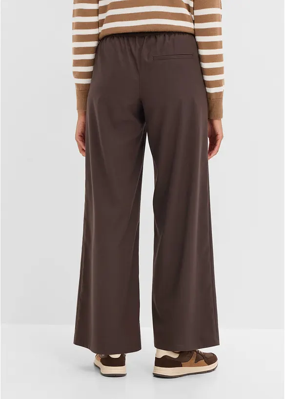Palazzo-Hose aus Viskose-Mix in braun von hinten - bonprix Palazzo-Hose aus Viskose-Mix in braun von hinten - bonprix