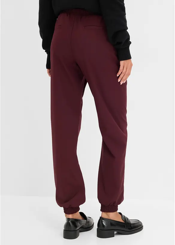 Joggpants aus Viskose-Mix in rot von hinten - bonprix Joggpants aus Viskose-Mix in rot von hinten - bonprix