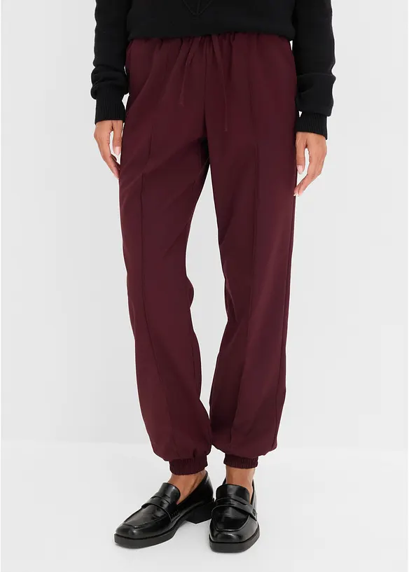 Joggpants aus Viskose-Mix in rot von vorne - bonprix Joggpants aus Viskose-Mix in rot von vorne - bonprix