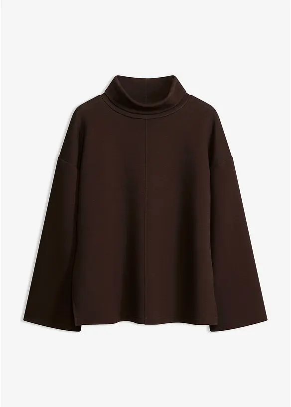 Sweatshirt aus Scuba in braun von vorne - bonprix Sweatshirt aus Scuba in braun von vorne - bonprix