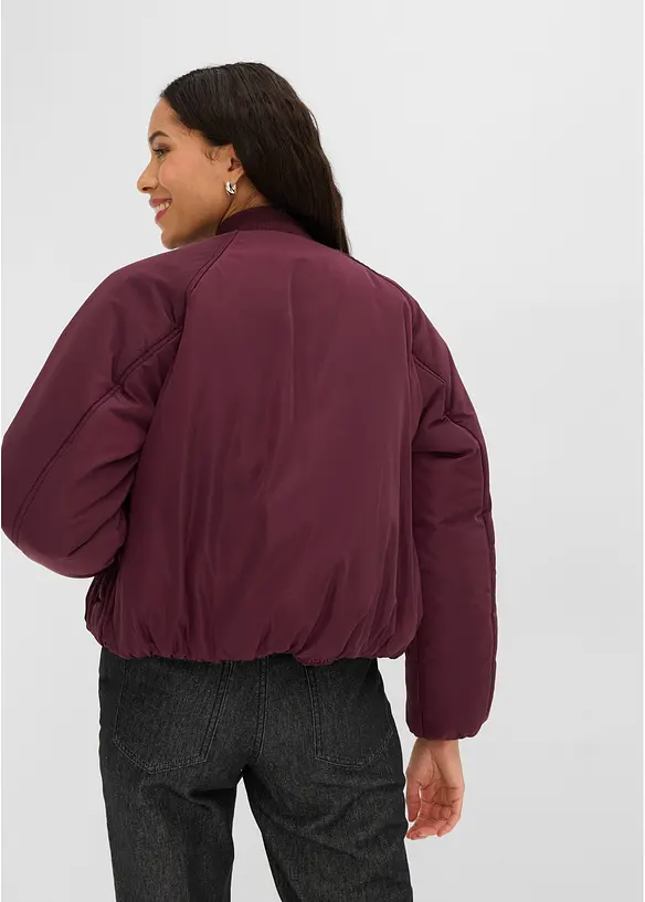 Pilotenjacke in rot von hinten (im Anschnitt) - bonprix