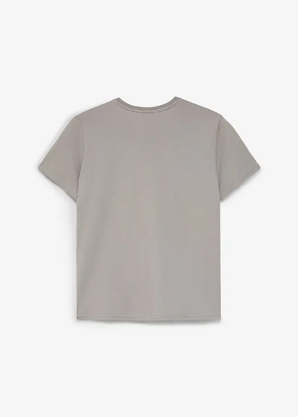 MINIONS T-Shirt aus reiner Baumwolle in grau von hinten - Minions_KIKA