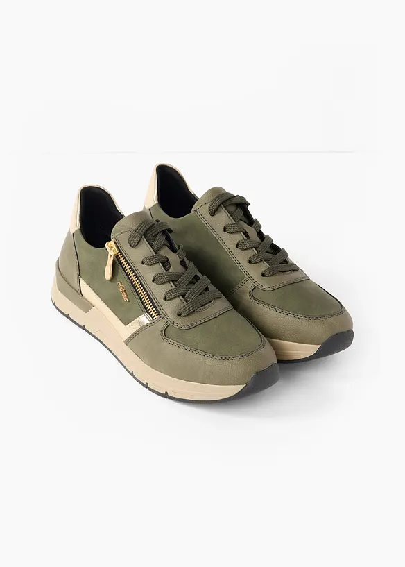 Rieker Komfort-Sneaker mit gepolsterter Innensohle in grün - Rieker