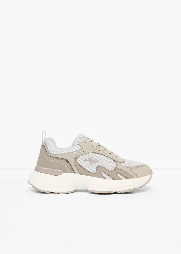 Kangaroos Chunky Sneaker mit Memory Foam in grau - Kangaroos