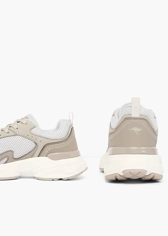 Kangaroos Chunky Sneaker mit Memory Foam in grau - Kangaroos