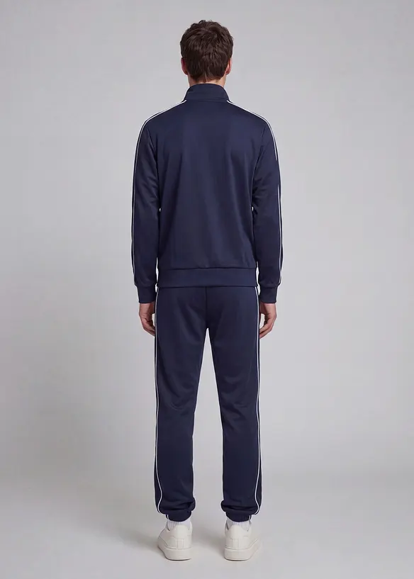 JJ REBEL Jogginganzug (2-tlg. Set) in blau von hinten (Totalaufnahme) - JJ REBEL