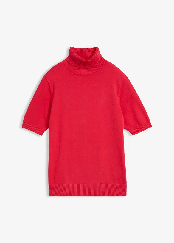 Pullover in rot von vorne - bonprix