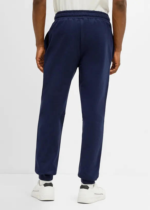 Jogginghose (2er Pack) in blau von hinten - bonprix