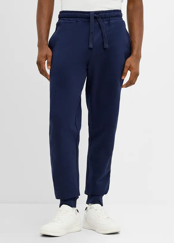 Jogginghose (2er Pack) in blau von vorne - bonprix