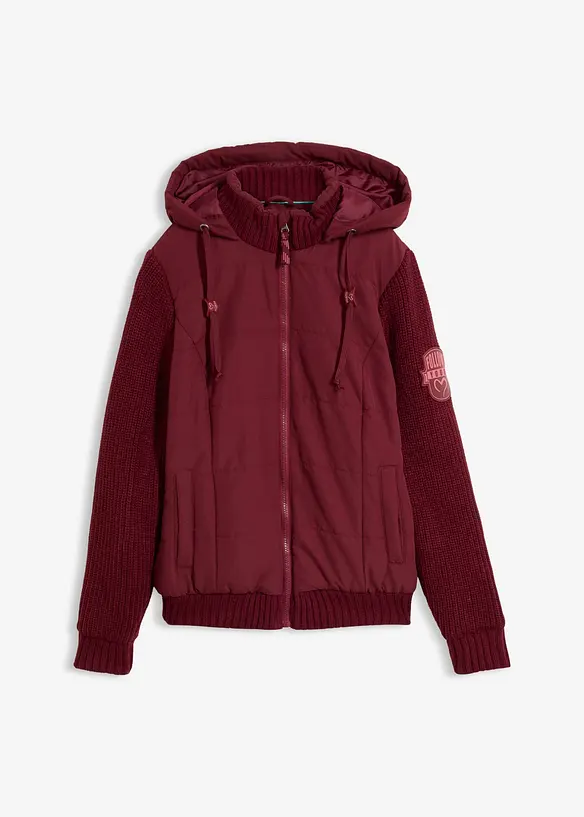 Übergangsjacke in rot von vorne - bonprix