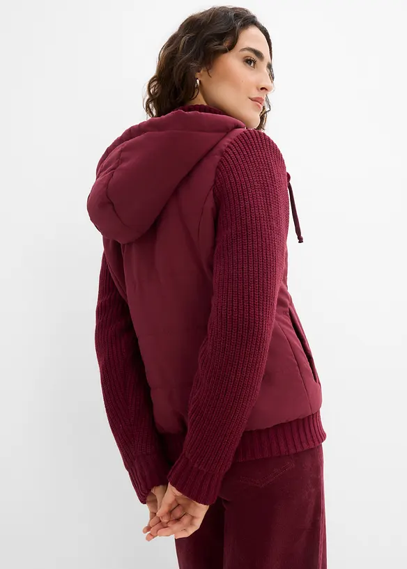 Übergangsjacke in rot von hinten (im Anschnitt) - bonprix