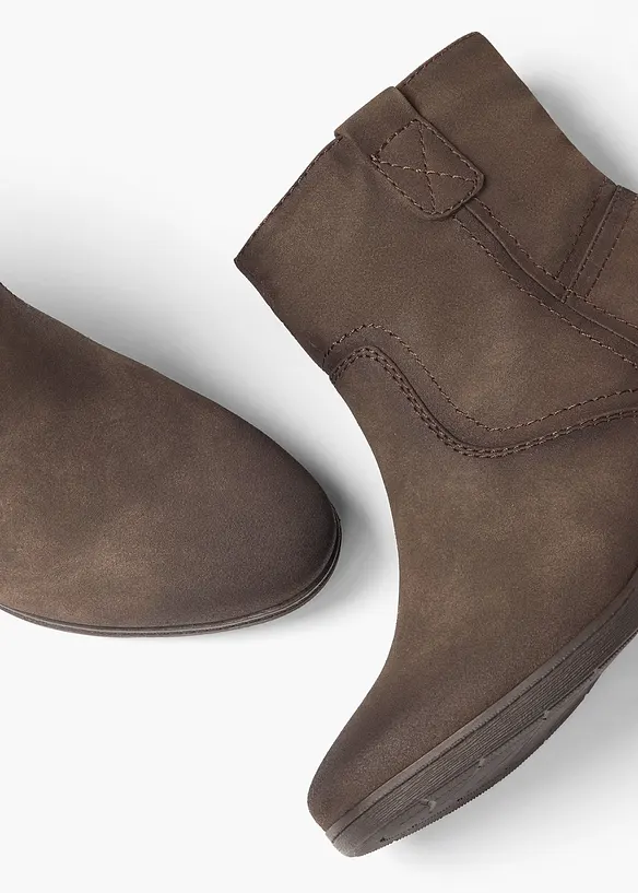 Jana Cowboy-Stiefelette in bequemer Weite in braun - Jana