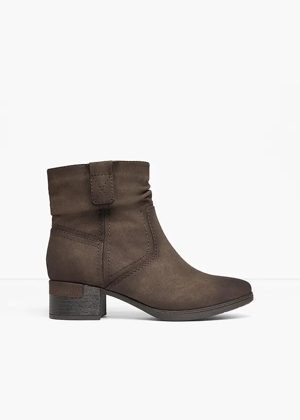 Jana Cowboy-Stiefelette in bequemer Weite in braun - Jana