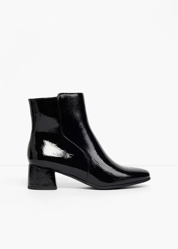Marco Tozzi Stiefelette mit Blockabsatz in schwarz - Marco Tozzi
