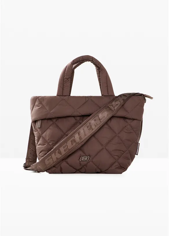 Skechers Umhängetasche in braun von vorne - Skechers