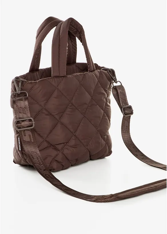 Skechers Umhängetasche in braun von hinten - Skechers