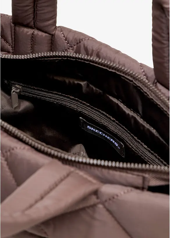 Skechers Umhängetasche in braun geöffnet - Skechers