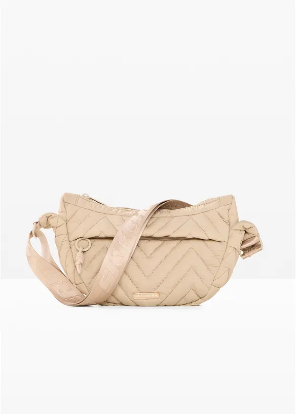 Skechers Umhängetasche in beige von vorne - Skechers
