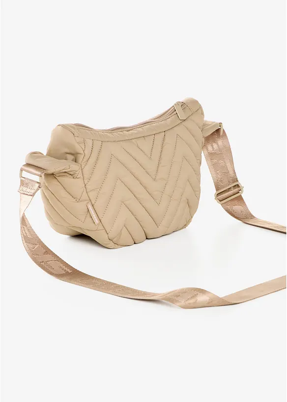 Skechers Umhängetasche in beige von hinten - Skechers