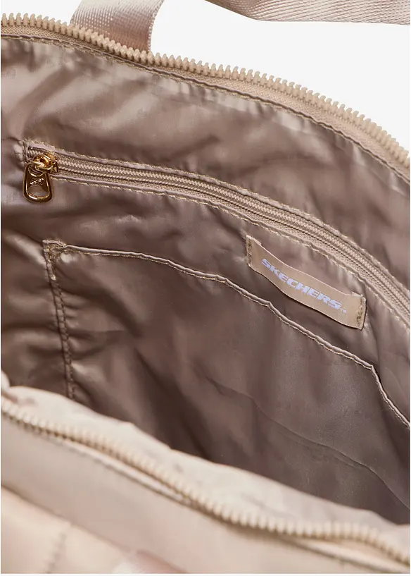 Skechers Rucksack in beige geöffnet - Skechers