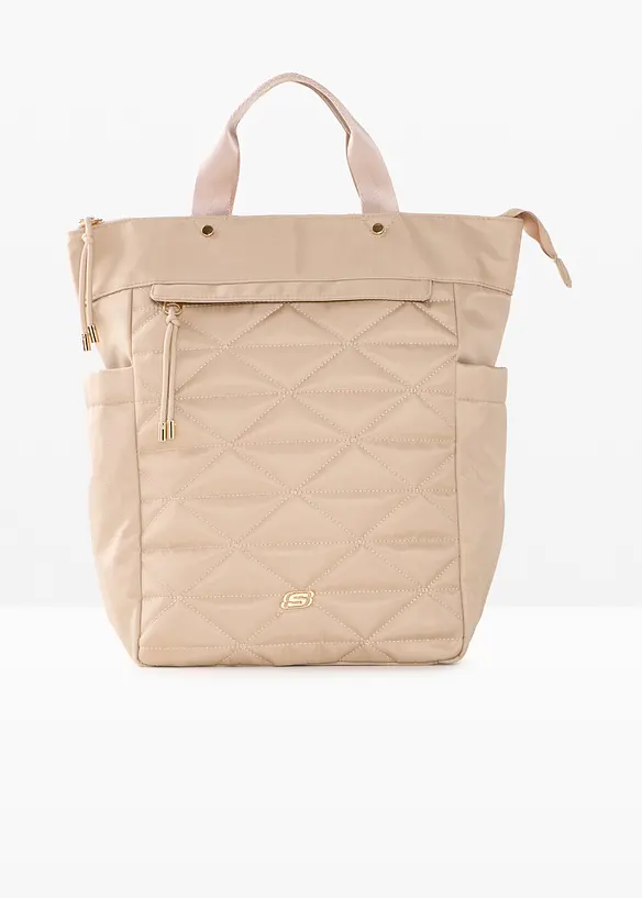 Skechers Rucksack in beige von vorne - Skechers