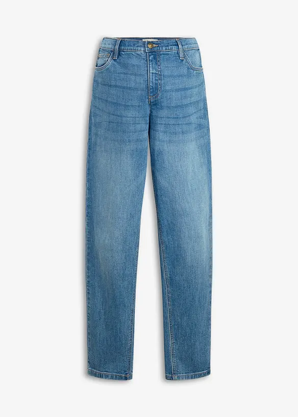 2-in-1 Mom-Jeans für die Schwangerschaft und danach, Ankle Length in blau von vorne - bonprix