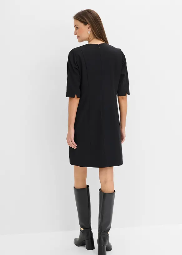 Etuikleid in schwarz von hinten (Totalaufnahme) - bonprix