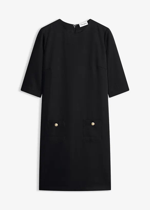Etuikleid in schwarz von vorne - bonprix