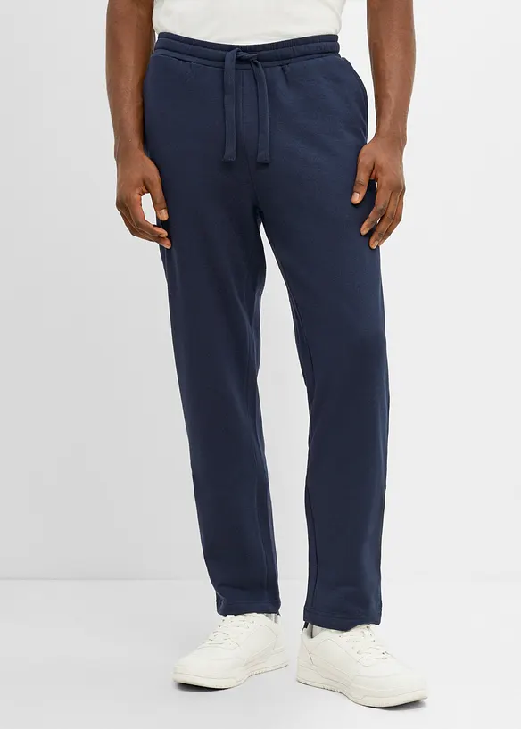 Jogginghose (2er Pack) in schwarz von vorne - bonprix
