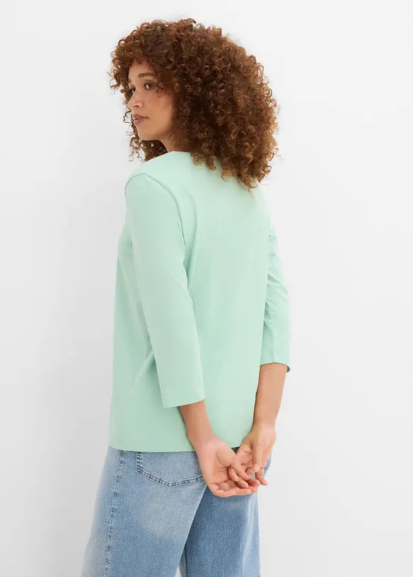 Shirt (3er Pack) in grün von hinten (im Anschnitt) - bonprix Shirt (3er Pack) in grün von hinten (im Anschnitt) - bonprix