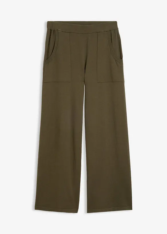 Strickhose in grün von vorne - bonprix Strickhose in grün von vorne - bonprix