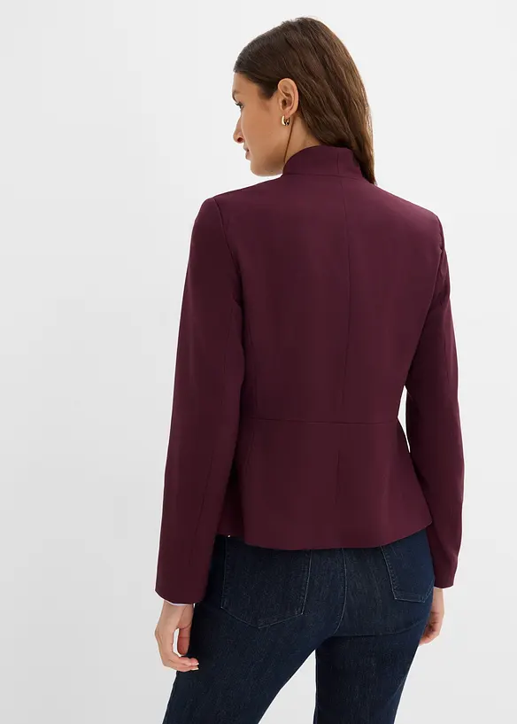 Blazer mit Kelchkragen in rot von hinten (im Anschnitt) - bonprix