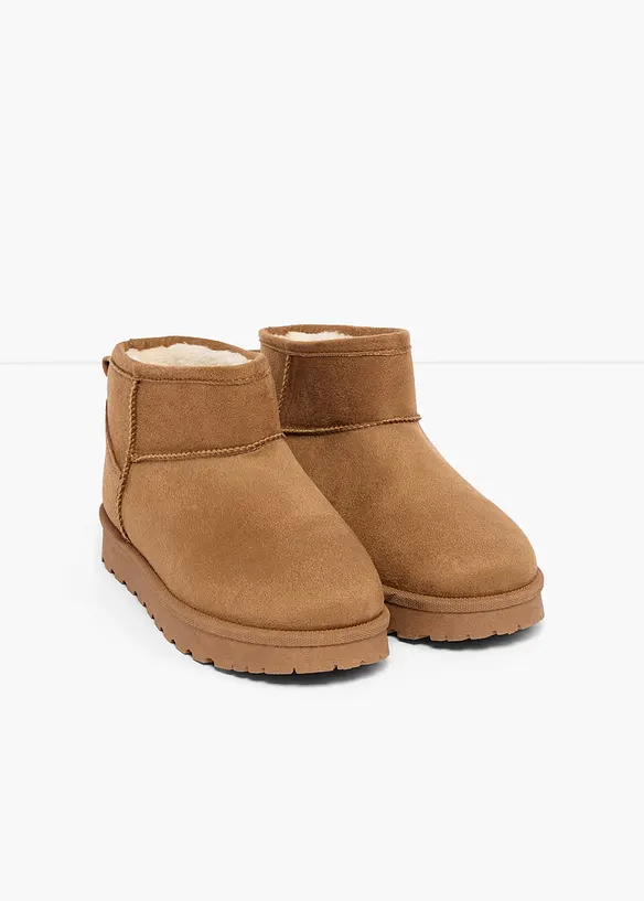 Gefütterte Boots in braun - bonprix